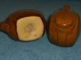 Early jugs glazed Osage brown.
